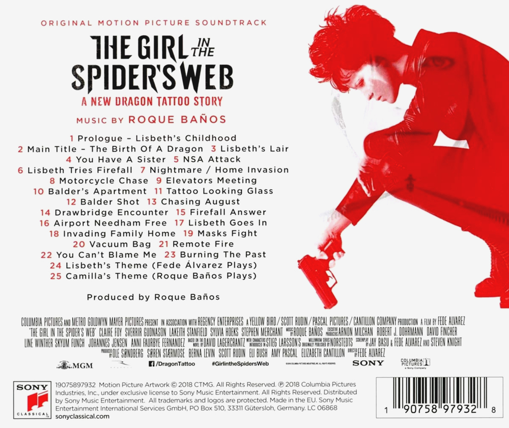 Soundtrack / Roque Banos: The Girl In The Spider's Web (CD)