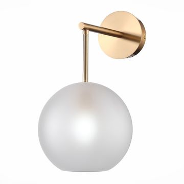 Бра 1*E27 SL1133.501.01 латунь/белый Bopone ST-Luce