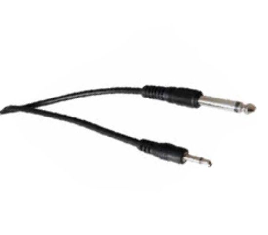 Кабель инструментальный 6,35мм — 3,5мм, моно, 3.05м, Leem AMM-110