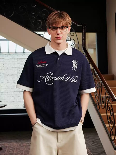 Рубашка HARSHandCRUEL "Atlanta Vibe" Short Sleeve Polo Shirt