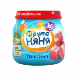 Пюре Фруто Няня из телятины 80 гр
