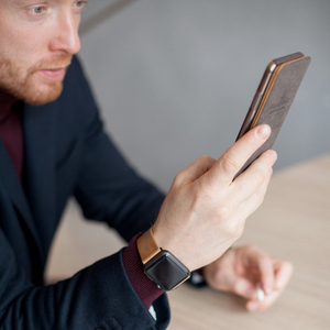 Чехол для iPhone Xs Max из натуральной кожи теленка, цвета винтаж