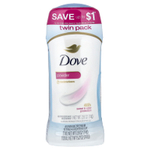 Dove, дезодорант-антиперспирант, в виде порошка, 2 тюбика по 74 г (2,6 унции)