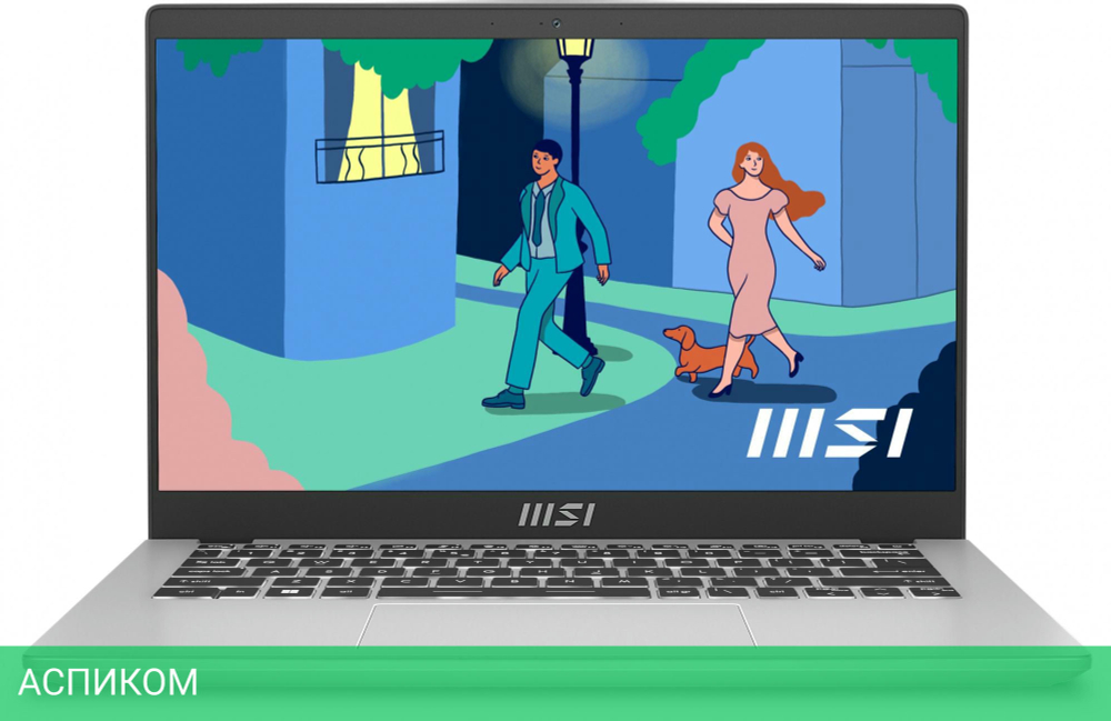 Ноутбук MSI Modern 14 C12MО-688RU Silver (9S7-14J111-688)