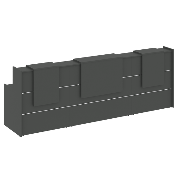 Onix Ресепшн O.R-K-15 Антрацит 3390*766*1187