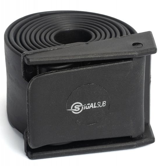 Пояс Sigalsub Elastica резиновый с нейлоновой пряжкой черный