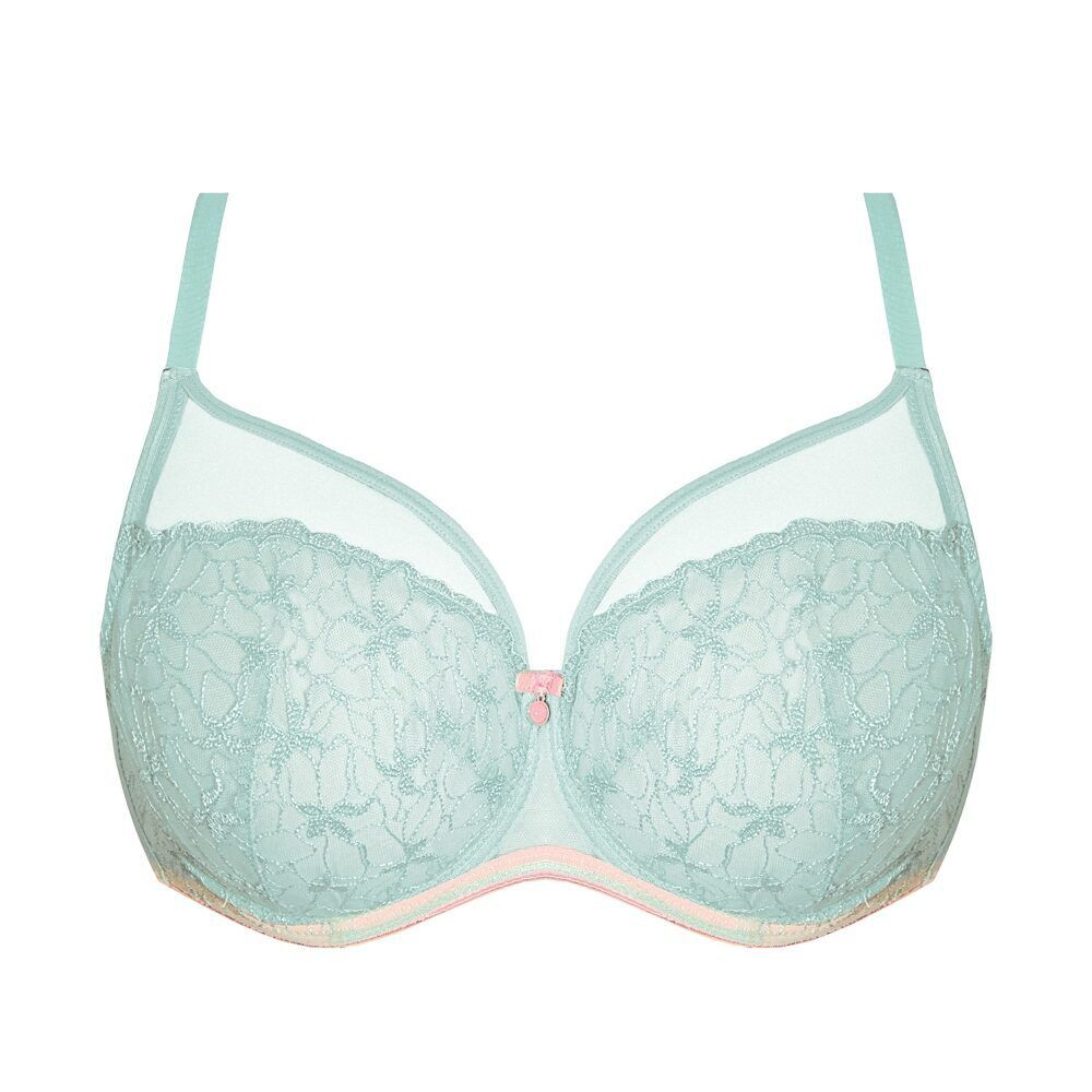 Бюстгальтер Leocadia с мягкой кружевной чашкой (Размер: 70F) (Цвет: аквамариновый)