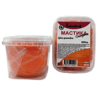 Мастика на какао масле Domkonditeroff 0.5 кг ОРАНЖЕВАЯ