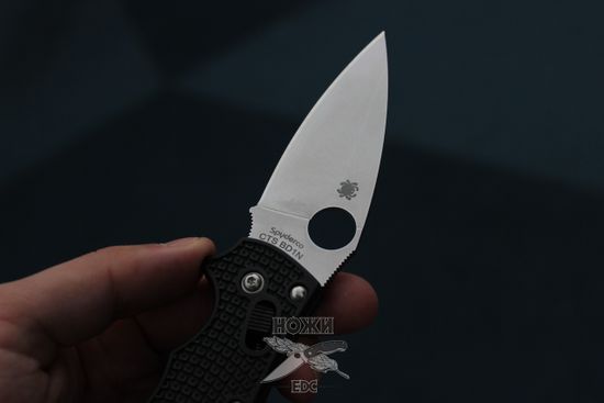 Складной нож Spyderco Manix 2 LTW Plainedhe Black C101PBK2 c клинком из стали CTS-BD1, рукоять FRN