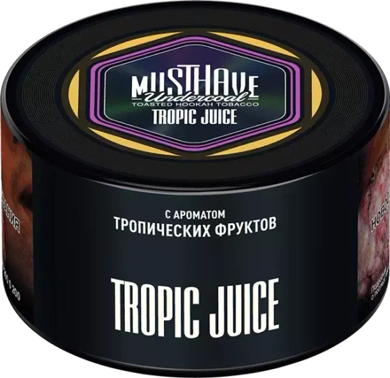 Табак для кальяна Must Have Undercoal 25г Tropic Juice (Тропические Фрукты)