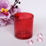 Подсвечник «Oasis-Glass» 7*8см цвет красный