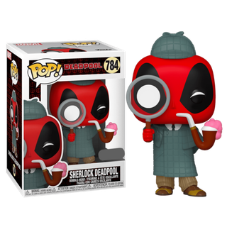 Фигурка Funko POP! Bobble Marvel Deadpool 30th Sherlock Deadpool (Exc)