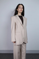 жакет прямого кроя