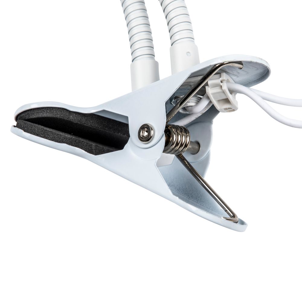 ULT-P37-24W-SPLE-TM-60 IP40 WHITE TWIN Светильник для растений светодиодный с таймером. на прищепке. Спектр для фотосинтеза. TM Uniel