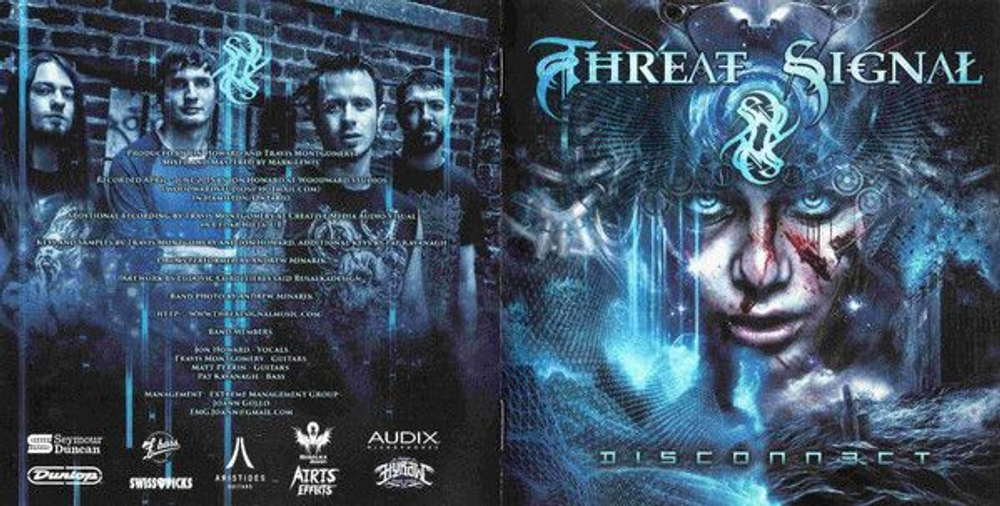 THREAT SIGNAL - Disconnect DIGIPAK CD, музыкальный компакт диск