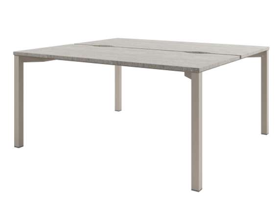 Стол-тандем 1600х1432х750 на металлокаркасе D-42