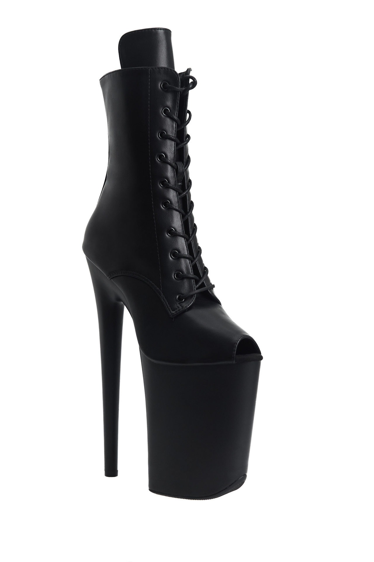 KIKO. Ботильоны четверки. Эко кожа. Открытые - SHDB-019-4-ekok-bl