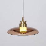 Подвесной светильник 8665P/L gold/amber
