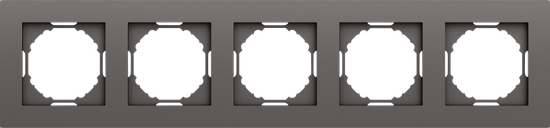 Рамка 5-я,  матовый титан,  серия A07