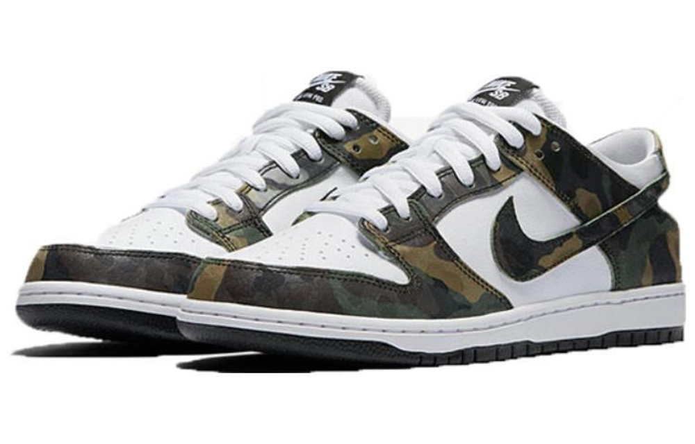 Nike Dunk Sb Camo Legion Green Hyper Sneakers