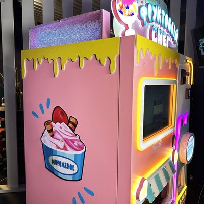 Готовый бизнес комплект вендинговый автомат мороженого «Фруктовый снег»