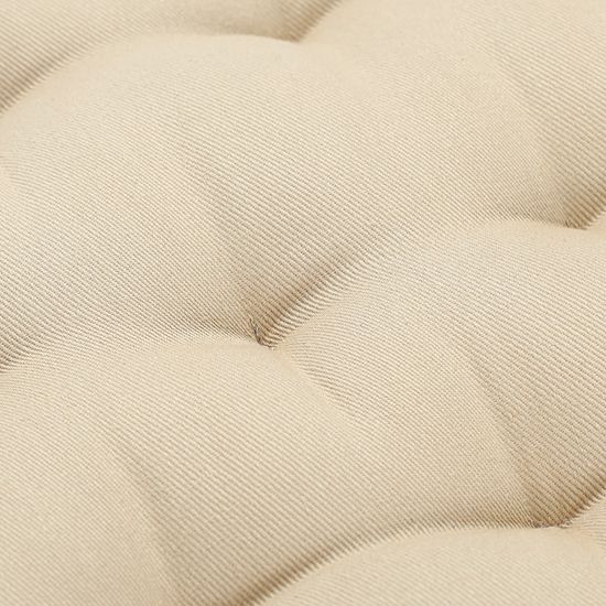 Подушка на стул круглая из хлопка бежевого цвета из коллекции essential, 35 см