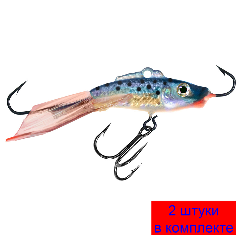 Балансир Бычок-3 48mm 003 (голубой пятнистик) 2 штуки 9 г.