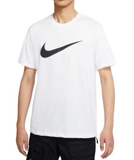 Мужская теннисная футболка Nike Sportswear Swoosh T-Shirt - белый, черный