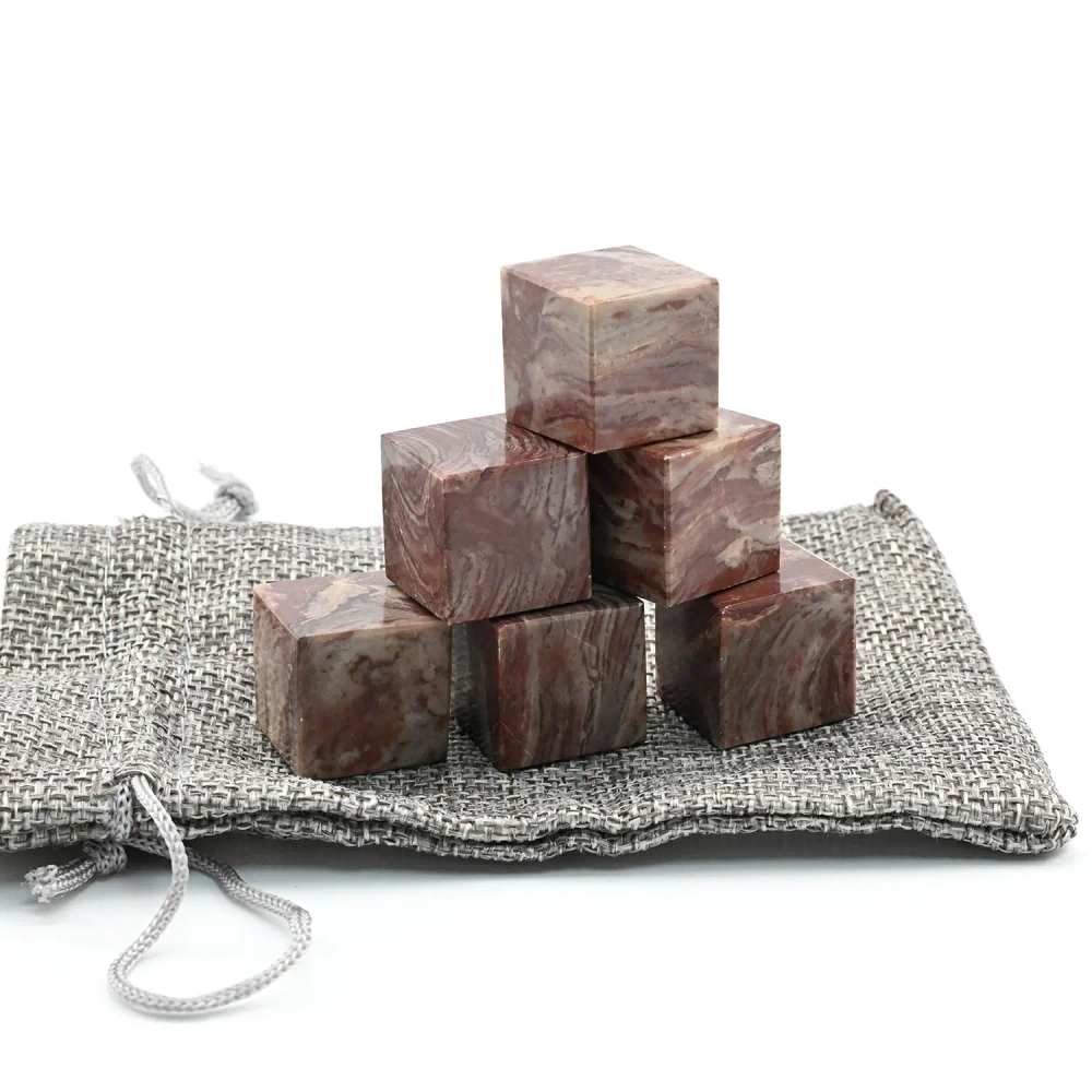 Камни для виски 6 кубиков из лемезита 20*20мм