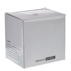 GAEM Кружка с крышкой и ложкой, 400 мл, L12 W9 H9 см, 4в.