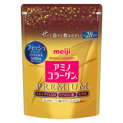 Аминоколлаген Премиум c Гиалуроновой кислотой и Коэнзимом Q10 Meiji Premium
