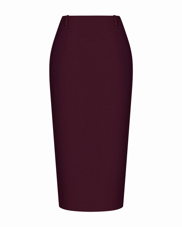 Юбка миди прямая из вискозы