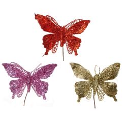 GAEM Изделие декоративное "Бабочка", L16 W7 H20 см, 3в.
