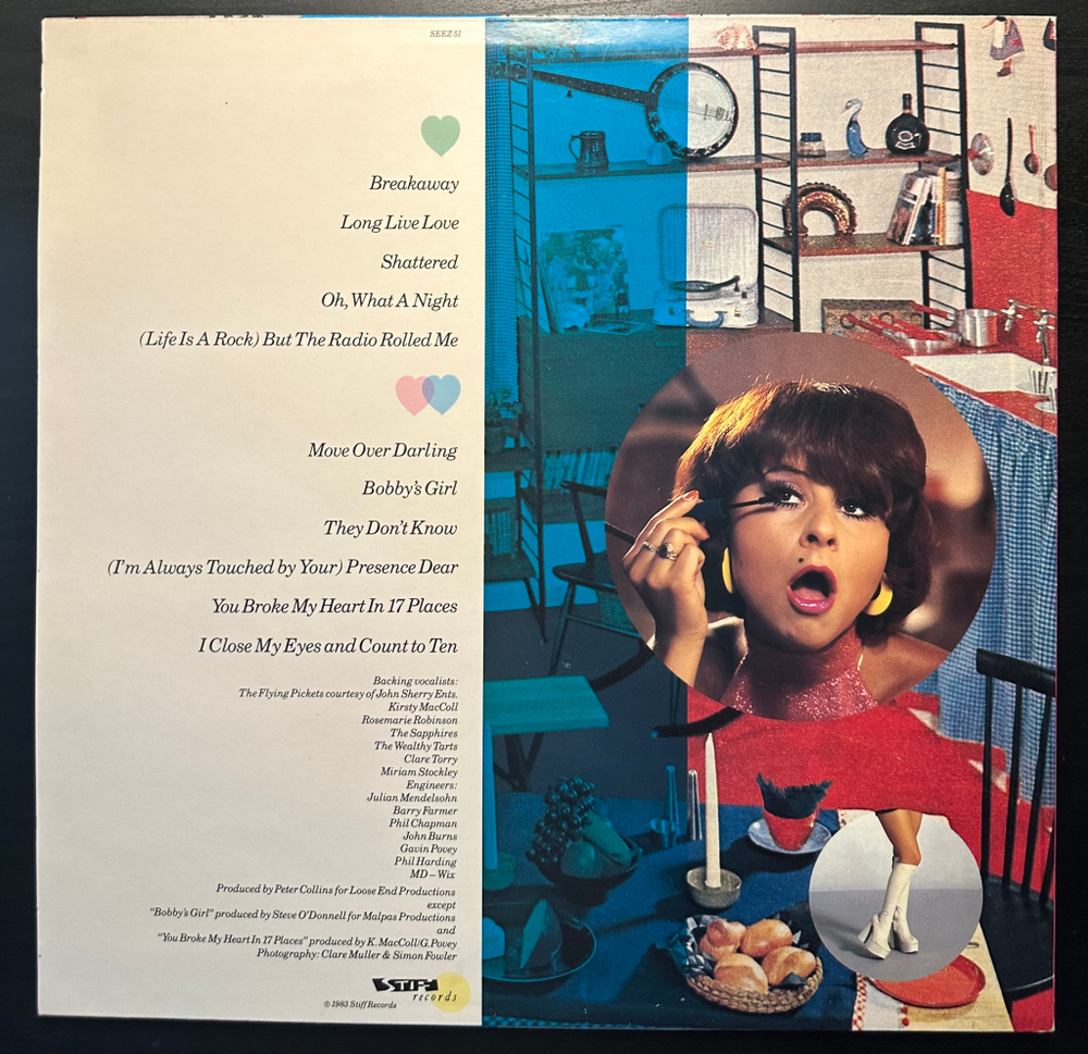 Tracey Ullman - You Broke My Heart In 17 Places (Скандинавия 1983г.)