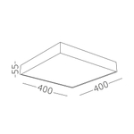 Светильник накладной LED 48W 3000K