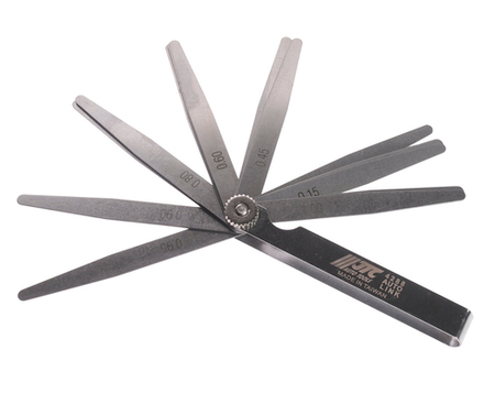 Набор щупов 0.05-1.0мм прямых остроконечных для установки зазора 20шт. JTC