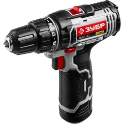 Аккумуляторный шуруповерт "ЗУБР" ДШЛ-121 КН