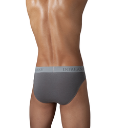 Мужские трусы слипы Doreanse серые  1221