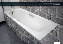 Ванна стальная BLB ATLANTICA 180x80, с отверстиями для ручек, B80A  2,2 мм