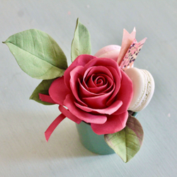 Молд вайнер силиконовый для лепки лепестков Розы