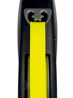 Flexi Giant рулетка XL, лента,чёрный/жёлтый, 8м