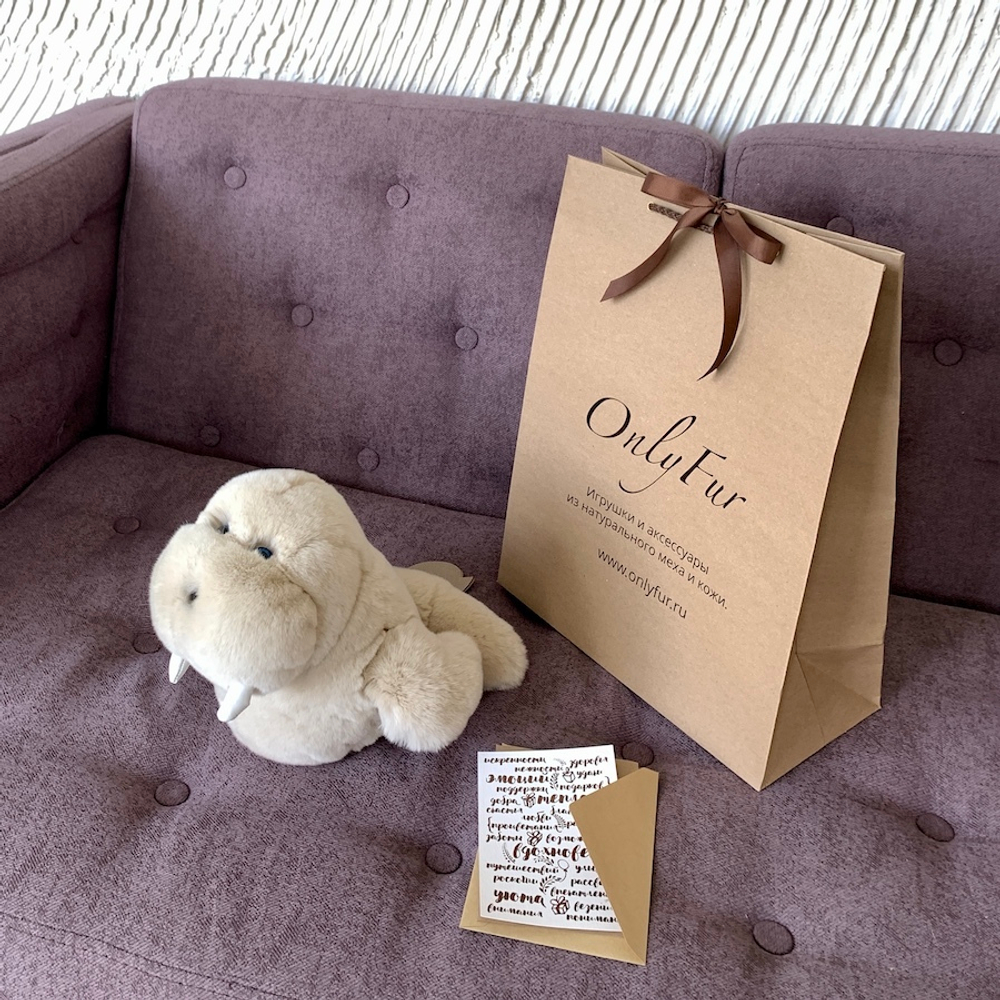 мягкая игрушка морж