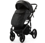 Детская коляска Adamex Lanti Deluxe 2 в 1 LN-SA2 (ЧЕРНАЯ КОЖА)