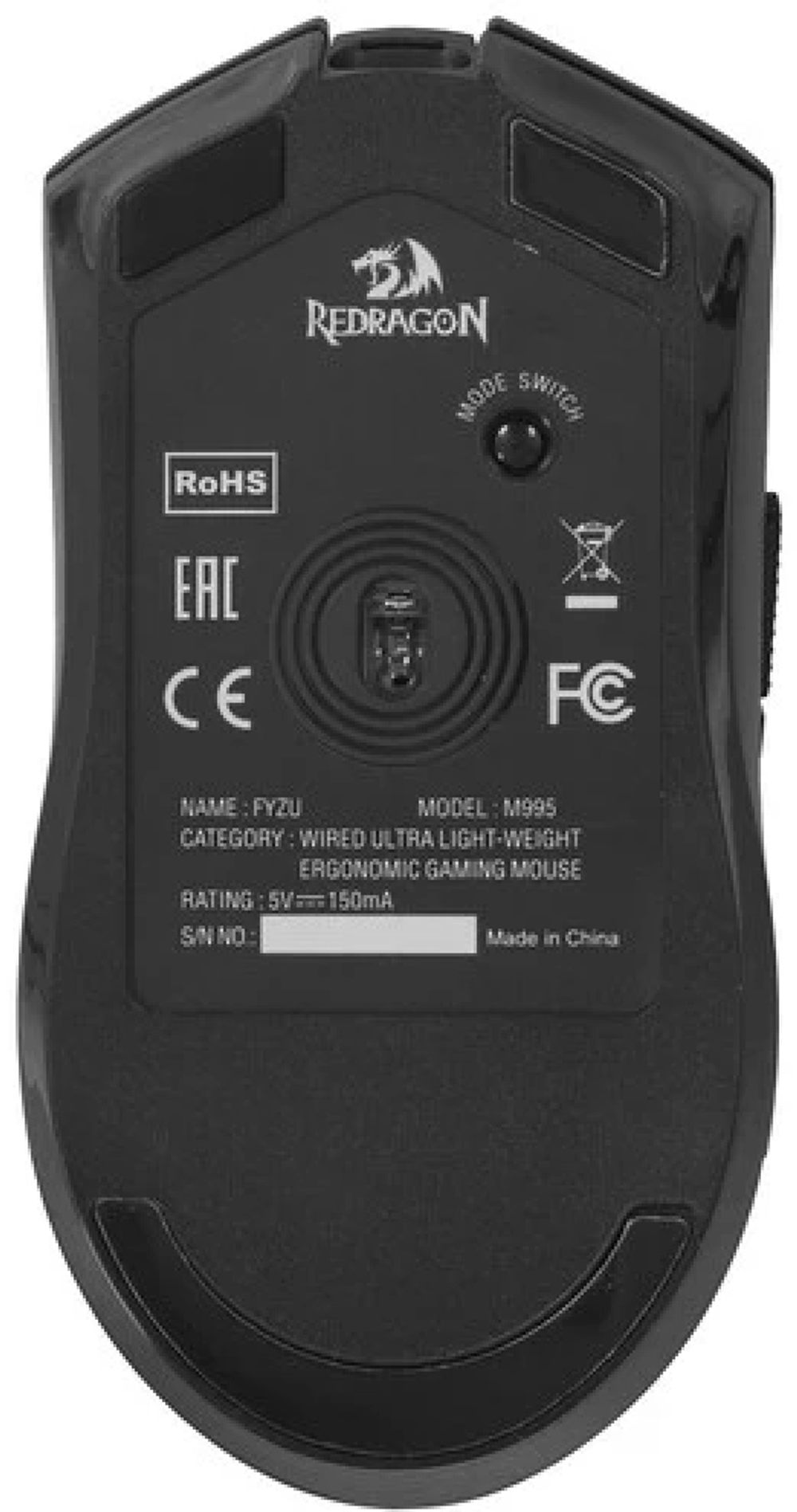 Мышь Redragon Fyzu черный