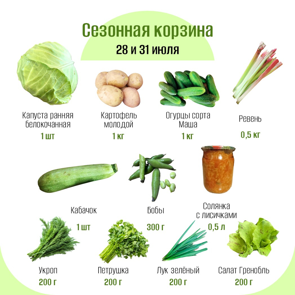 Сезонная корзина
