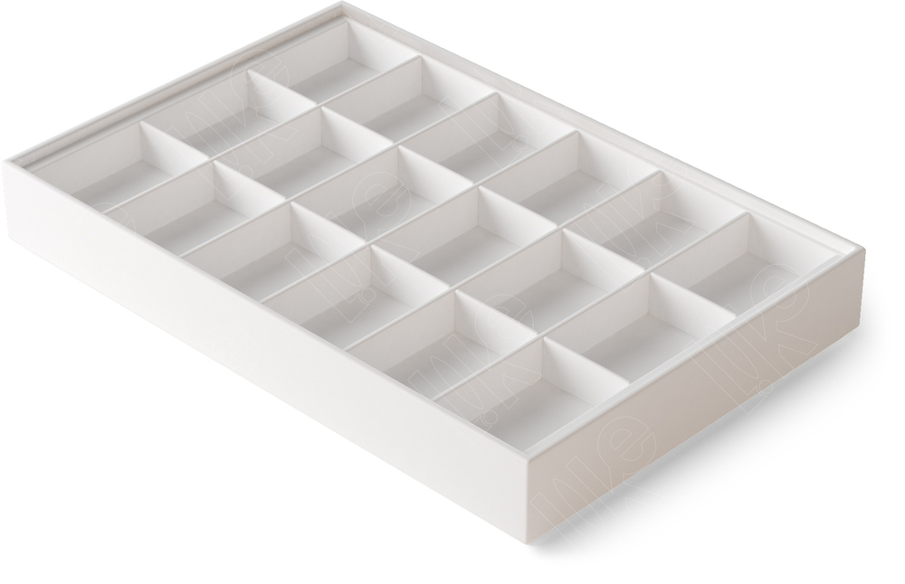 Планшет Дельта/1 серия/приподнятое дно/18 ячеек 05 (48х64 мм.)