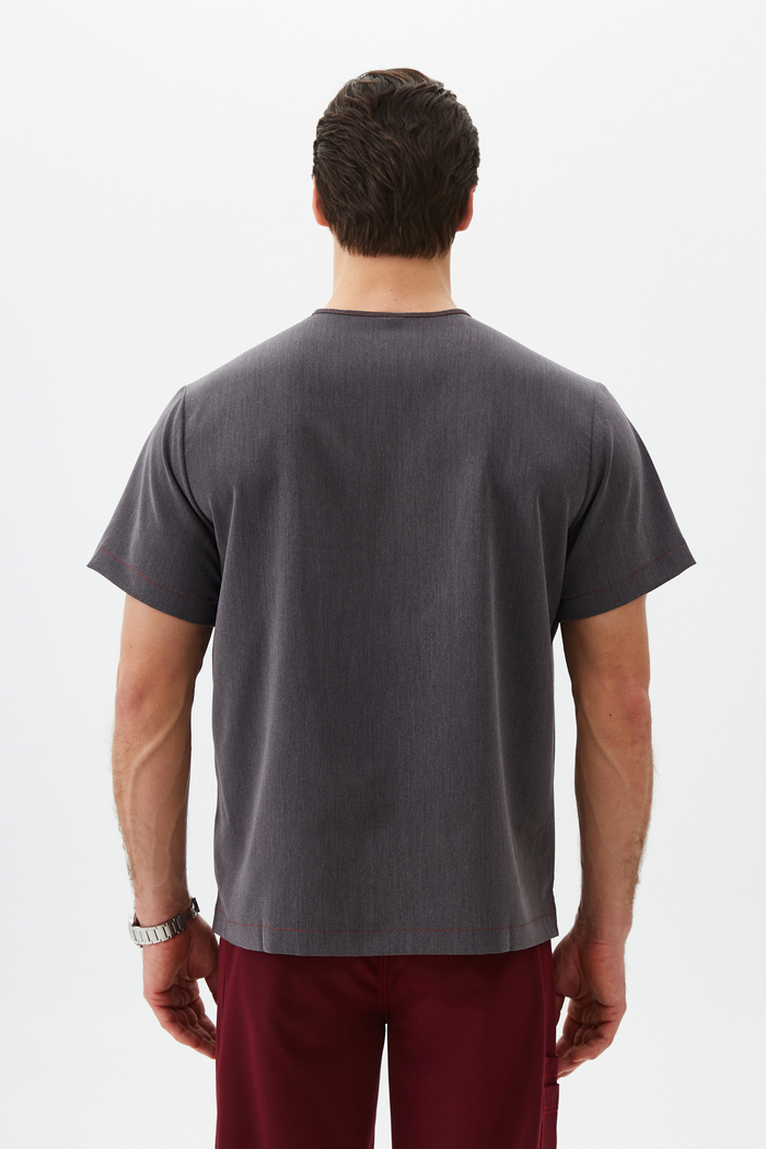 Топ медицинский мужской Гекай, графит