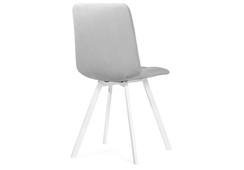 Стул на металлокаркасе Чилли белый / светло-серый