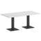 Onix Direct Стол прямоугольный O.SPRG-4 Белый Бриллиант/Металл Антрацит 1800*900*750