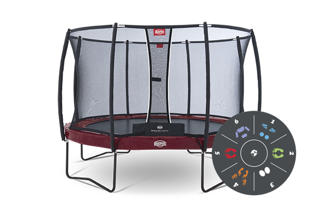 Батут BERG Elite 430 Tattoo с сеткой